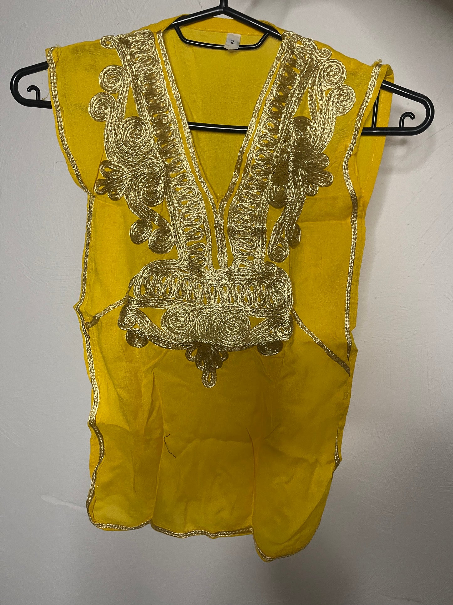 Golden dress kids